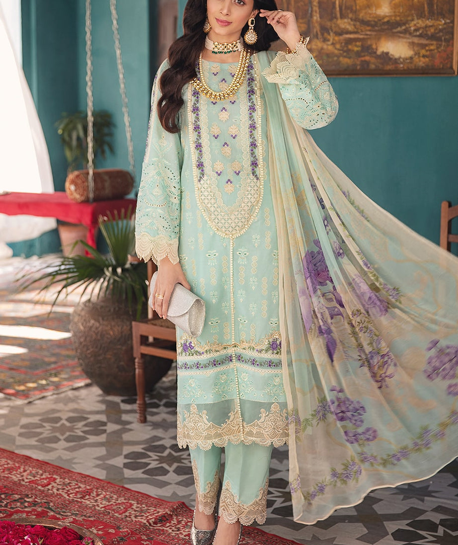 Elaf Festive Chikankari Collection'22 EFC#02 Spring Rain