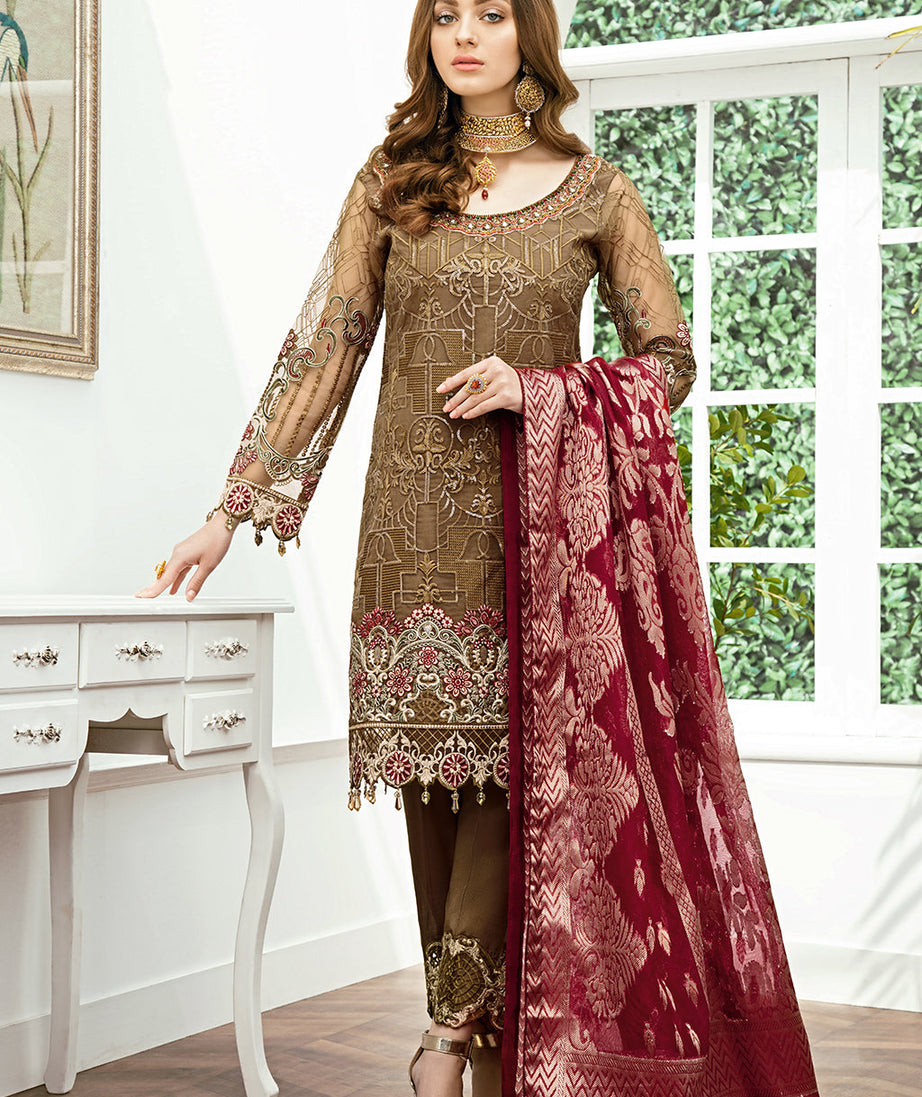 Ramsha Minhal Luxury Chiffon`22 Vol-2 M#206