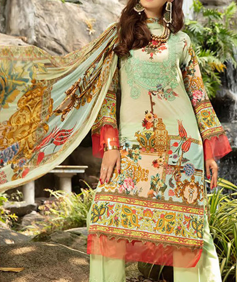 Shaista Roshnai Emb Lawn`20 D#101