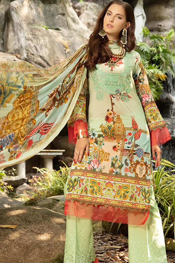 Shaista Roshnai Emb Lawn`20 D#101