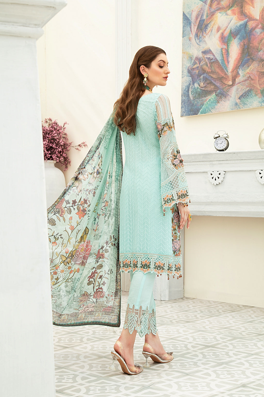 Ramsha Luxury Chiffon`22 D#1908 (Vol-19)