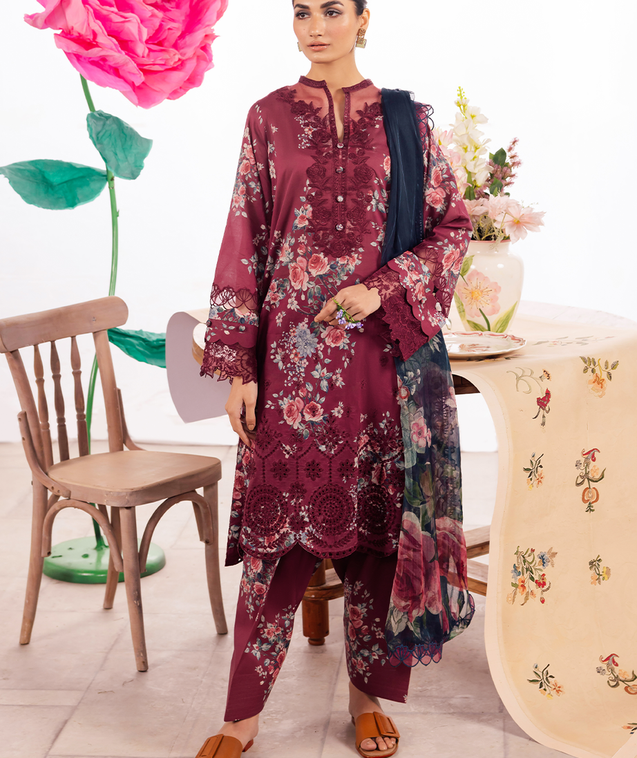 Iznik Dahlia Emb Lawn`24 DL#11