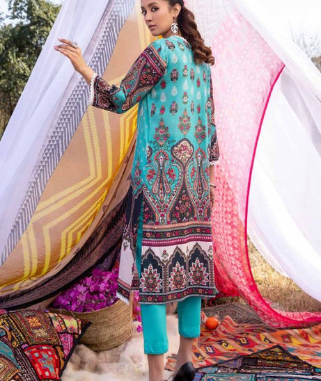 So Kamal S/S Lawn Shirt`21 Vol 1 DPL#1070