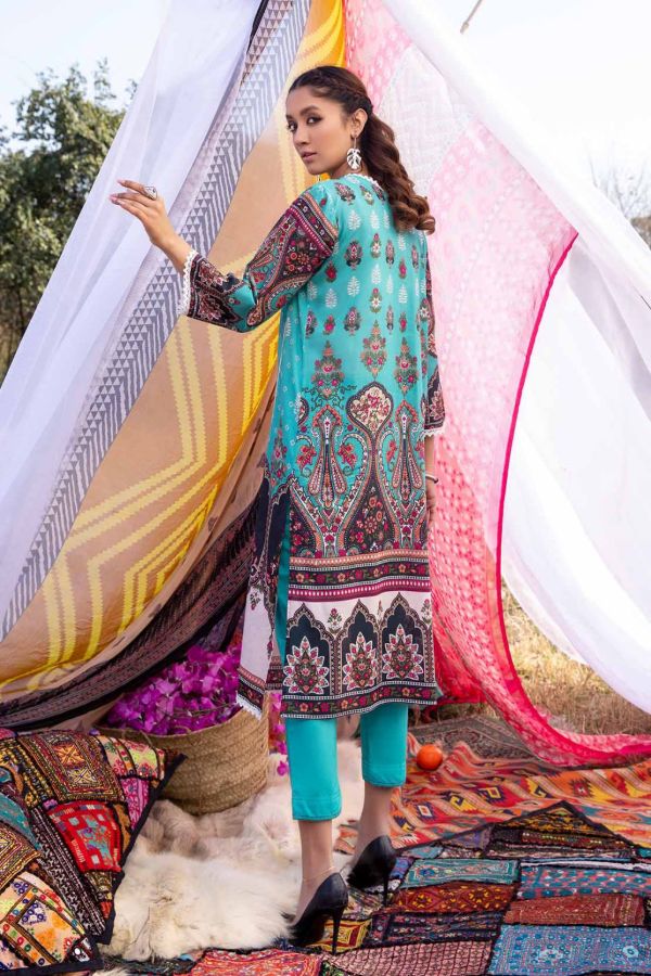 So Kamal S/S Lawn Shirt`21 Vol 1 DPL#1070