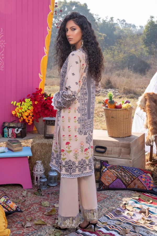So Kamal S/S Lawn Shirt`21 Vol 1 DPL#1074