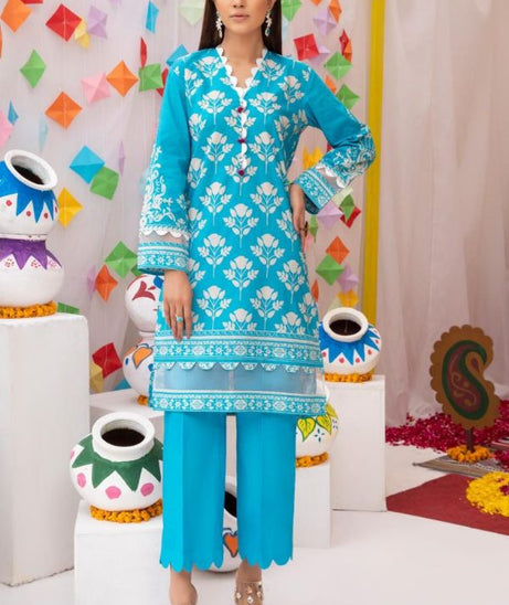 So Kamal S/S Lawn Shirt`21 Vol 1 DPL#1084