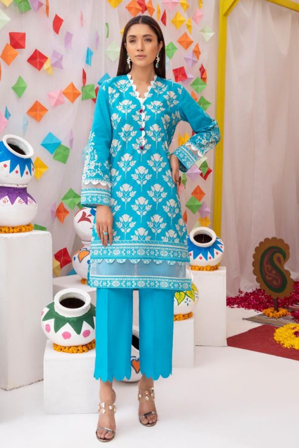So Kamal S/S Lawn Shirt`21 Vol 1 DPL#1084