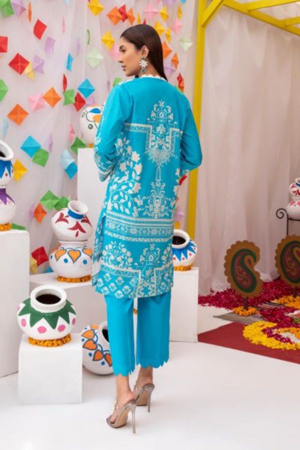 So Kamal S/S Lawn Shirt`21 Vol 1 DPL#1084
