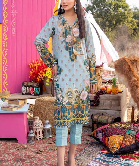 So Kamal S/S Lawn Shirt`21 Vol 1 DPL#1087