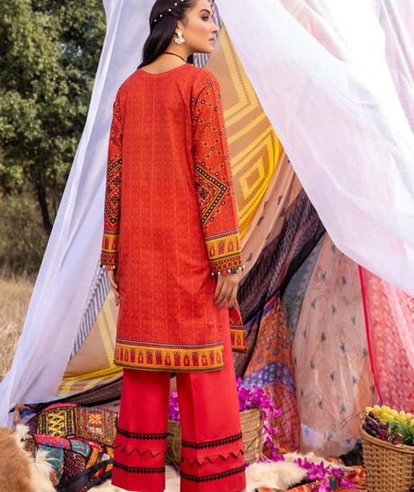 So Kamal S/S Lawn Shirt`21 Vol 1 DPL#1088