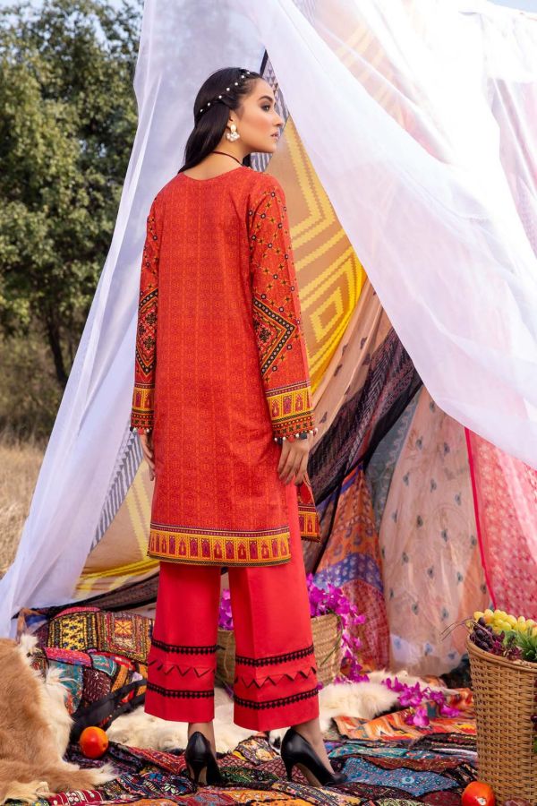So Kamal S/S Lawn Shirt`21 Vol 1 DPL#1088