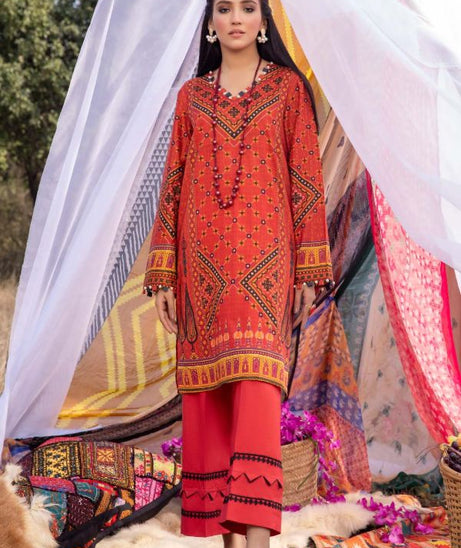 So Kamal S/S Lawn Shirt`21 Vol 1 DPL#1088