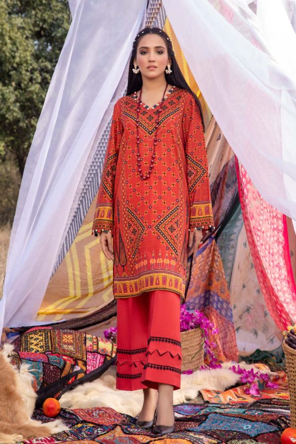 So Kamal S/S Lawn Shirt`21 Vol 1 DPL#1088