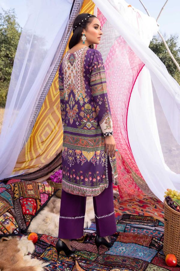 So Kamal S/S Lawn Shirt`21 Vol 1 DPL#1093