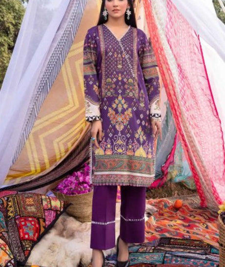 So Kamal S/S Lawn Shirt`21 Vol 1 DPL#1093