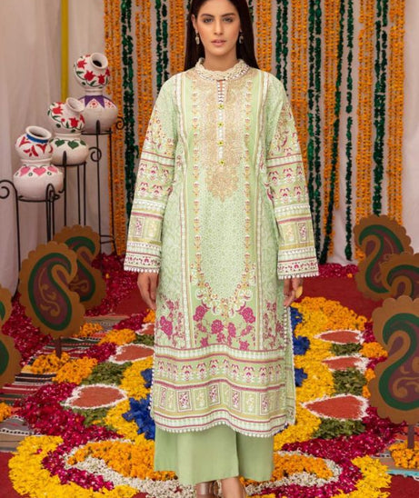 So Kamal S/S Lawn Shirt`21 Vol 1 DPL#1099