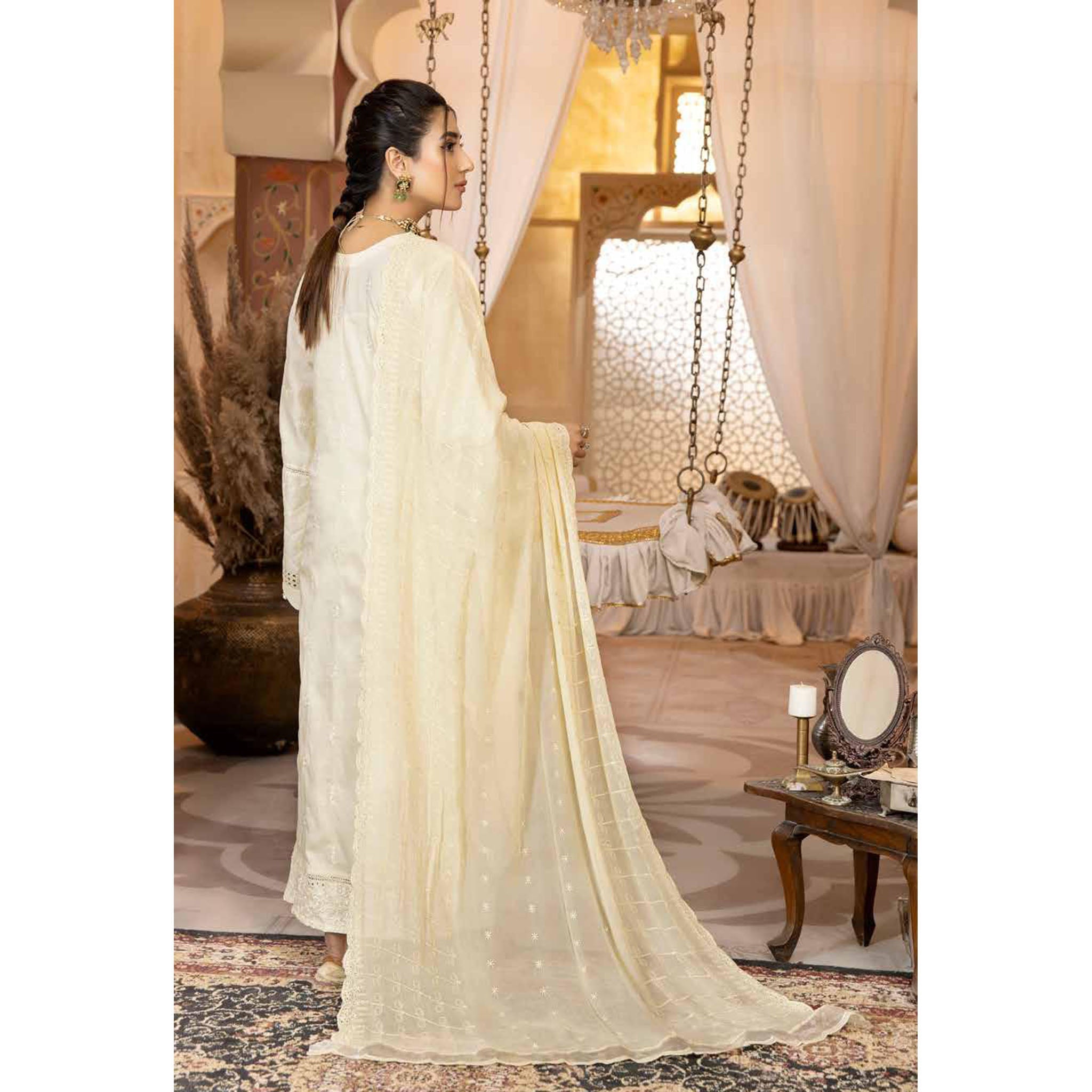 RA Aafreen C/Kari Emb Lawn`22 (Vol-3) AF#10