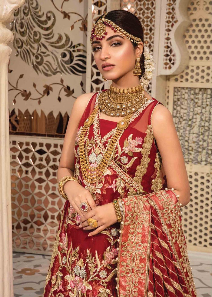CRIMSON | Wedding Unstitched Collection '22 D# SCARLET - 2A