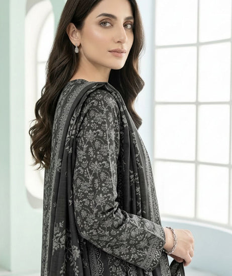 BR Sehar Dhanak'26 3Pcs D#4 (Grey)