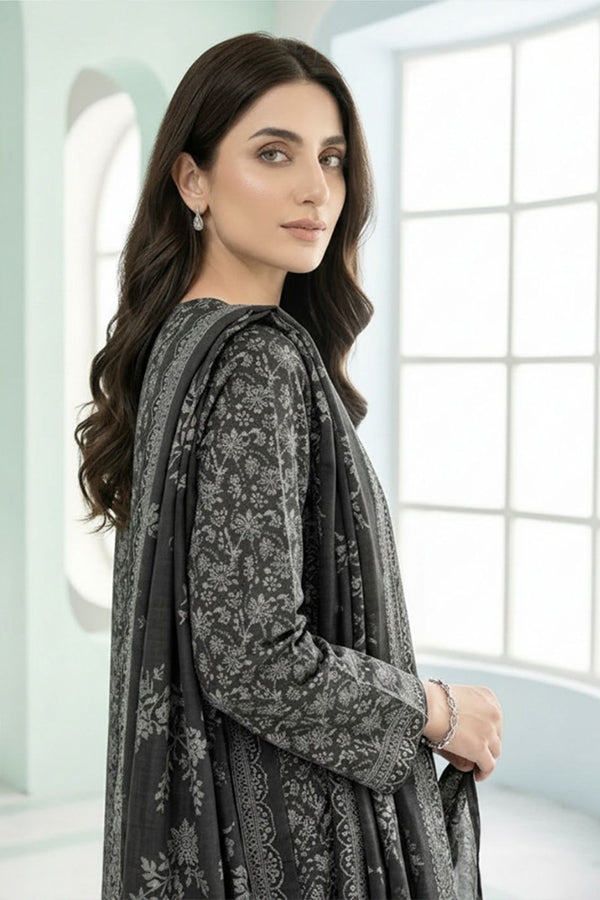 BR Sehar Dhanak'26 3Pcs D#4 (Grey)