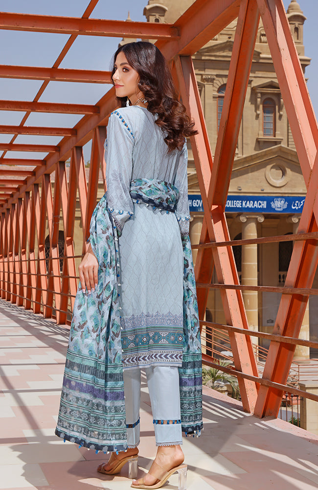 Al-Zohaib Rang Emb Lawn'22 D#11