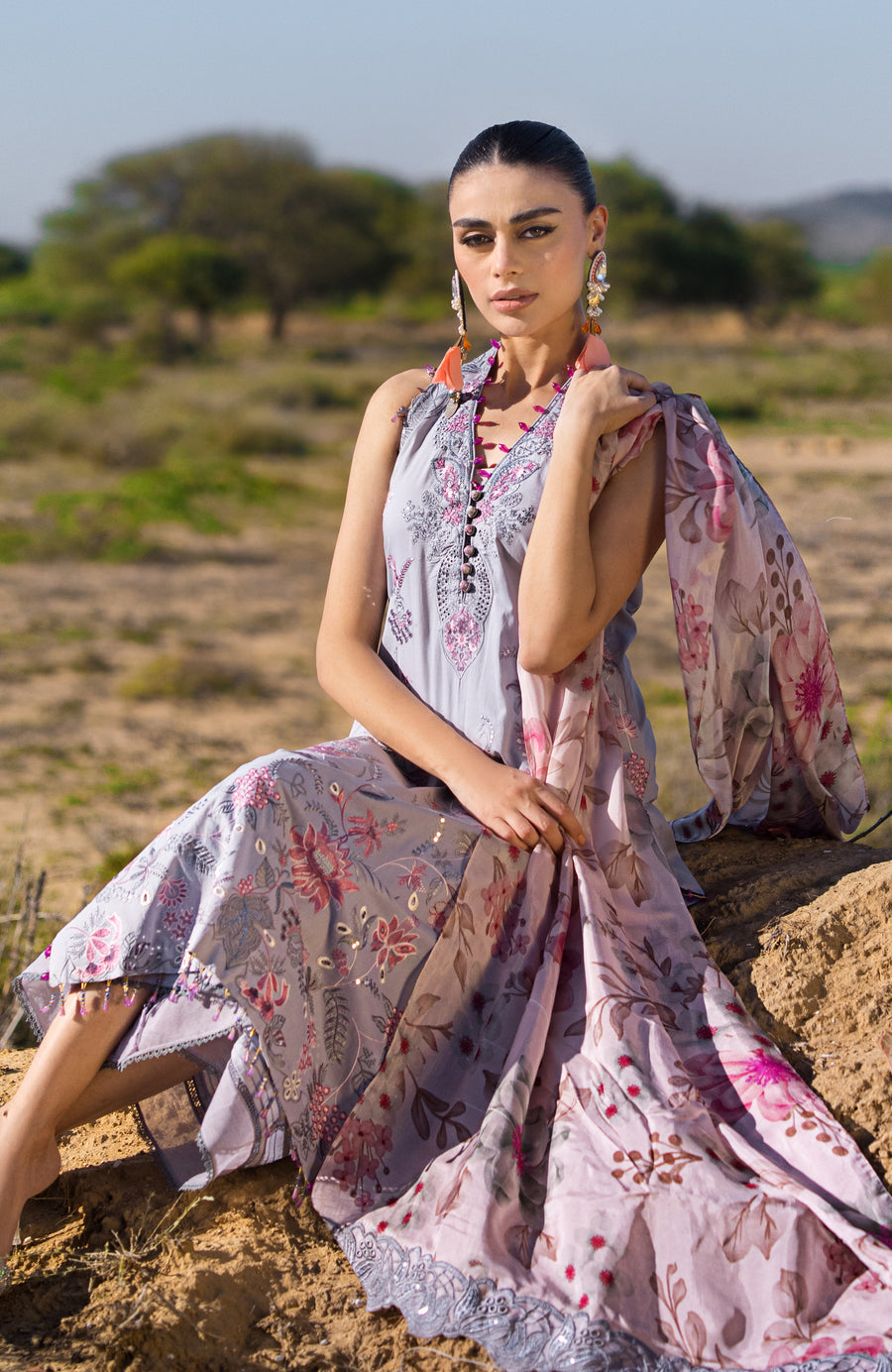 Mahiymaan Luxury Lawn Eid Edit'24 M#11