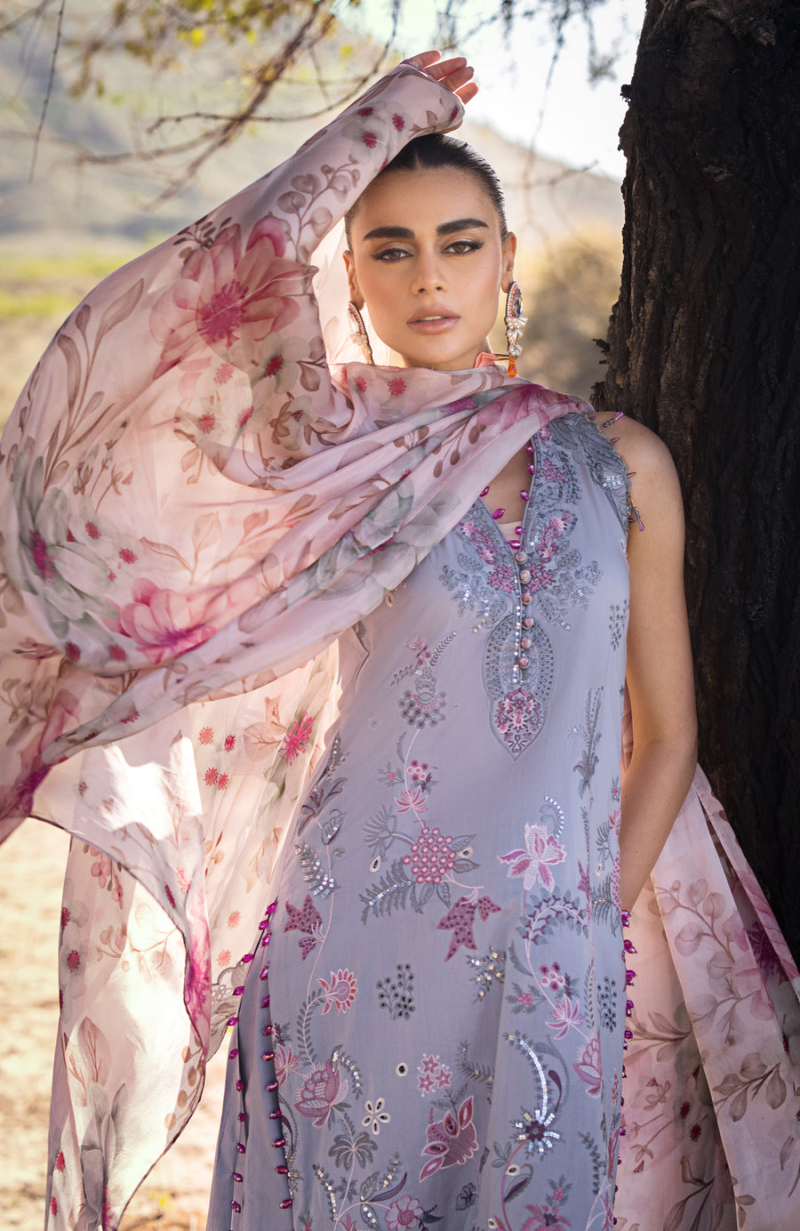 Mahiymaan Luxury Lawn Eid Edit'24 M#11