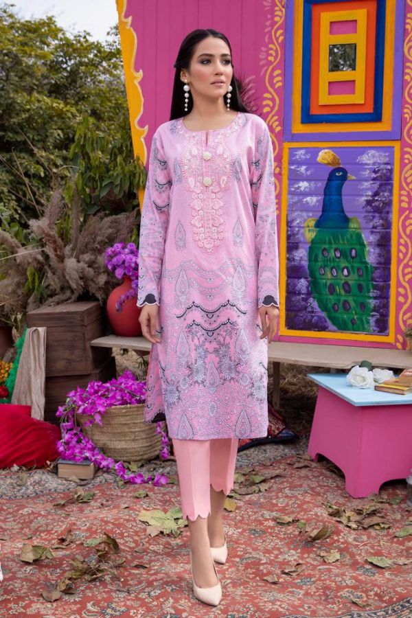 So Kamal S/S Lawn Shirt`21 Vol 1 DPL#1100