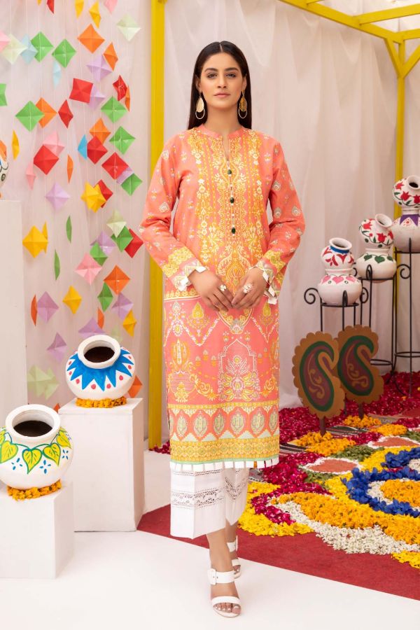 So Kamal S/S Lawn Shirt`21 Vol 1 DPL#1101