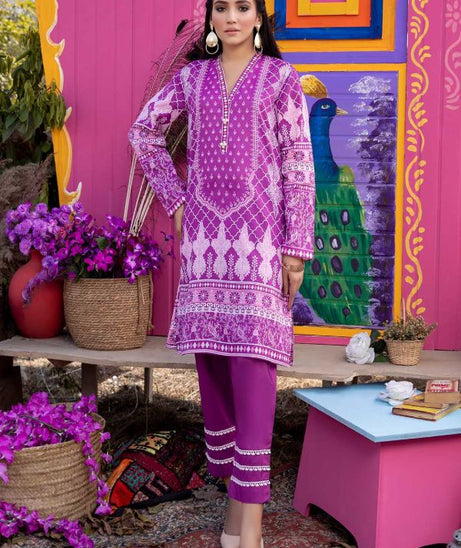 So Kamal S/S Lawn Shirt`21 Vol 1 DPL#1105