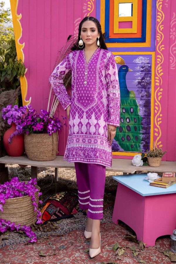 So Kamal S/S Lawn Shirt`21 Vol 1 DPL#1105