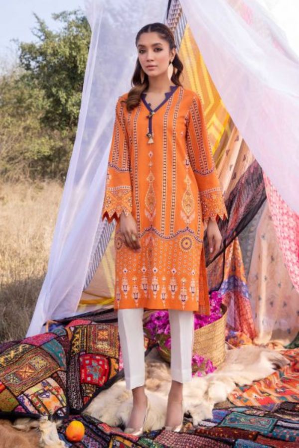 So Kamal S/S Lawn Shirt`21 Vol 1 DPL#1107