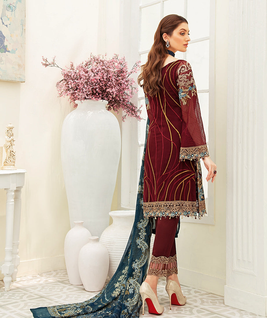 Ramsha Luxury Chiffon`22 D#1901 (Vol-19)