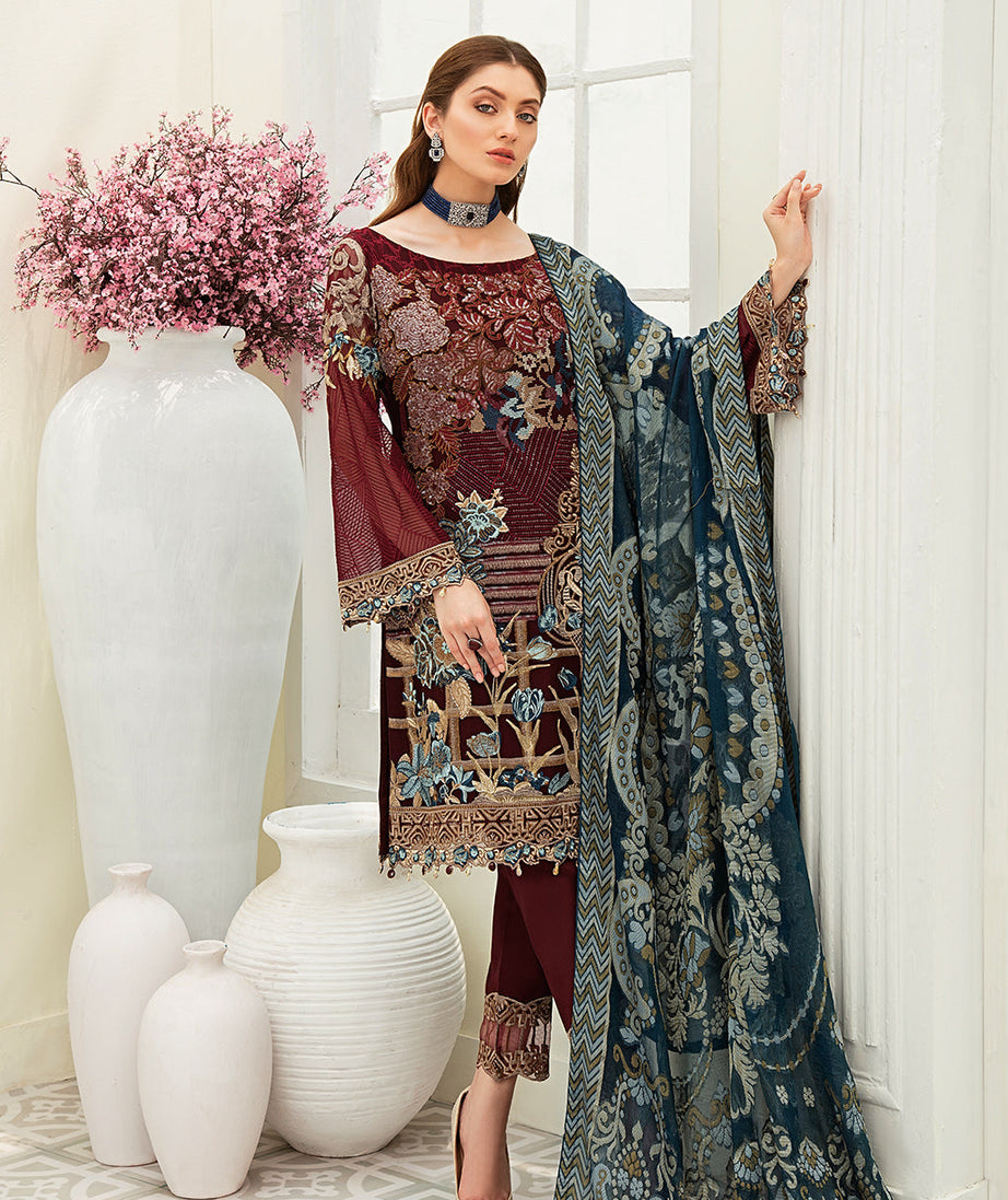 Ramsha Luxury Chiffon`22 D#1901 (Vol-19)