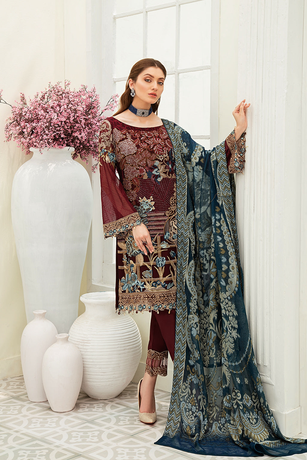 Ramsha Luxury Chiffon`22 D#1901 (Vol-19)