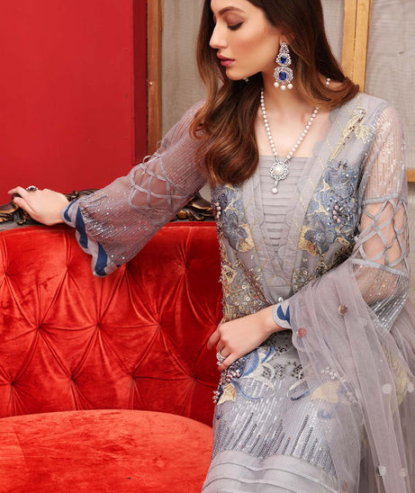Charizma Allure Emb Chiffon`21 D#08 (Vol-2)