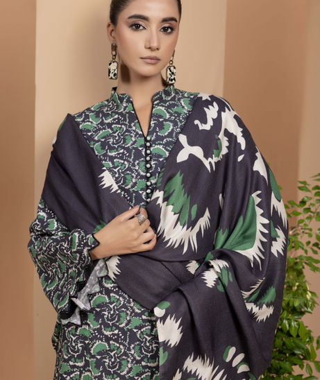 Hamdam Zara Khaddar W/Shawl'24 D#4