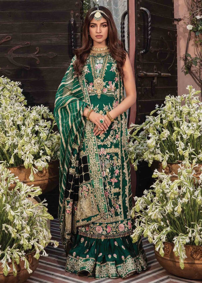 CRIMSON | Wedding Unstitched Collection '22 D# EMERALD - 2B