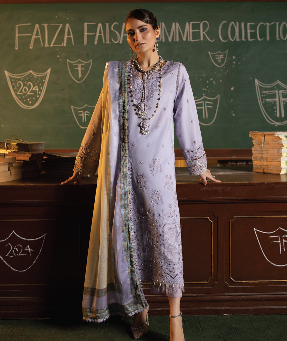 Faiza Faisal Maya Lawn'24 (NAZLI)