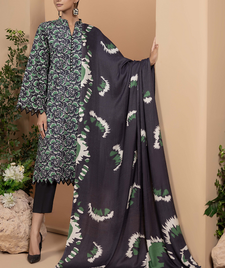 Hamdam Zara Khaddar W/Shawl'24 D#4