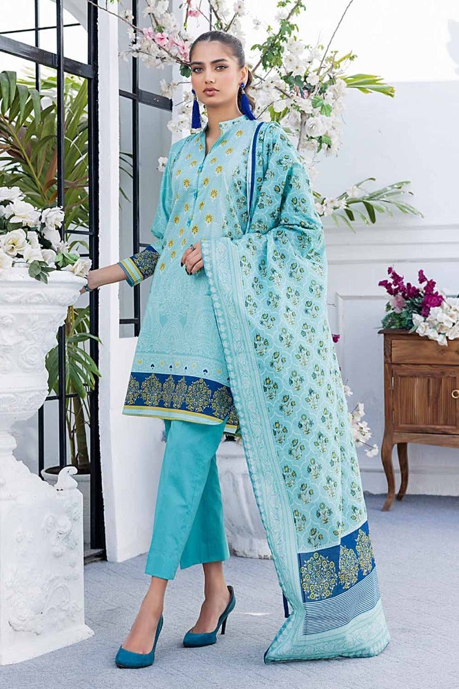 Gul Ahmed Print Lawn`24 CL#42123-B