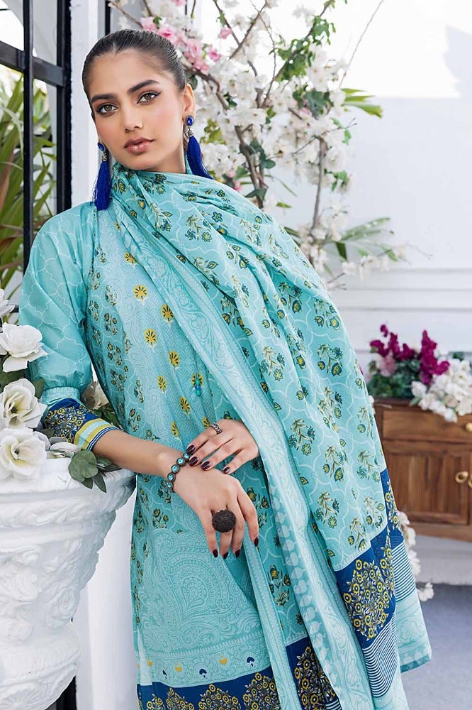 Gul Ahmed Print Lawn`24 CL#42123-B