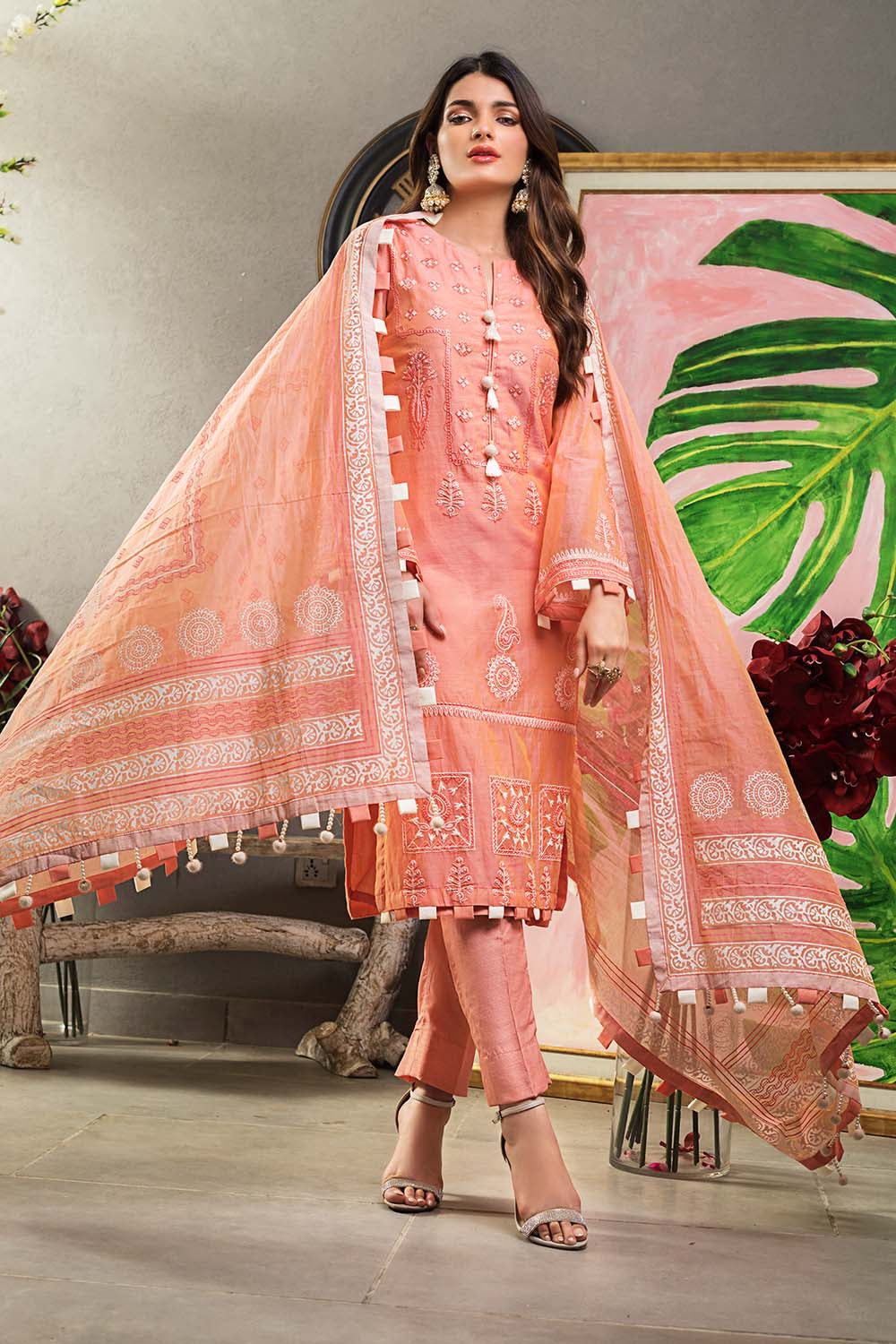 Gul Ahmed Luxury Festive`21 FE#12218