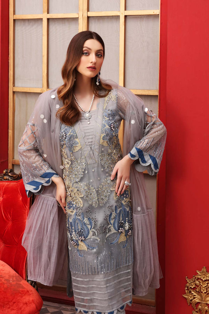 Charizma Allure Emb Chiffon`21 D#08 (Vol-2)
