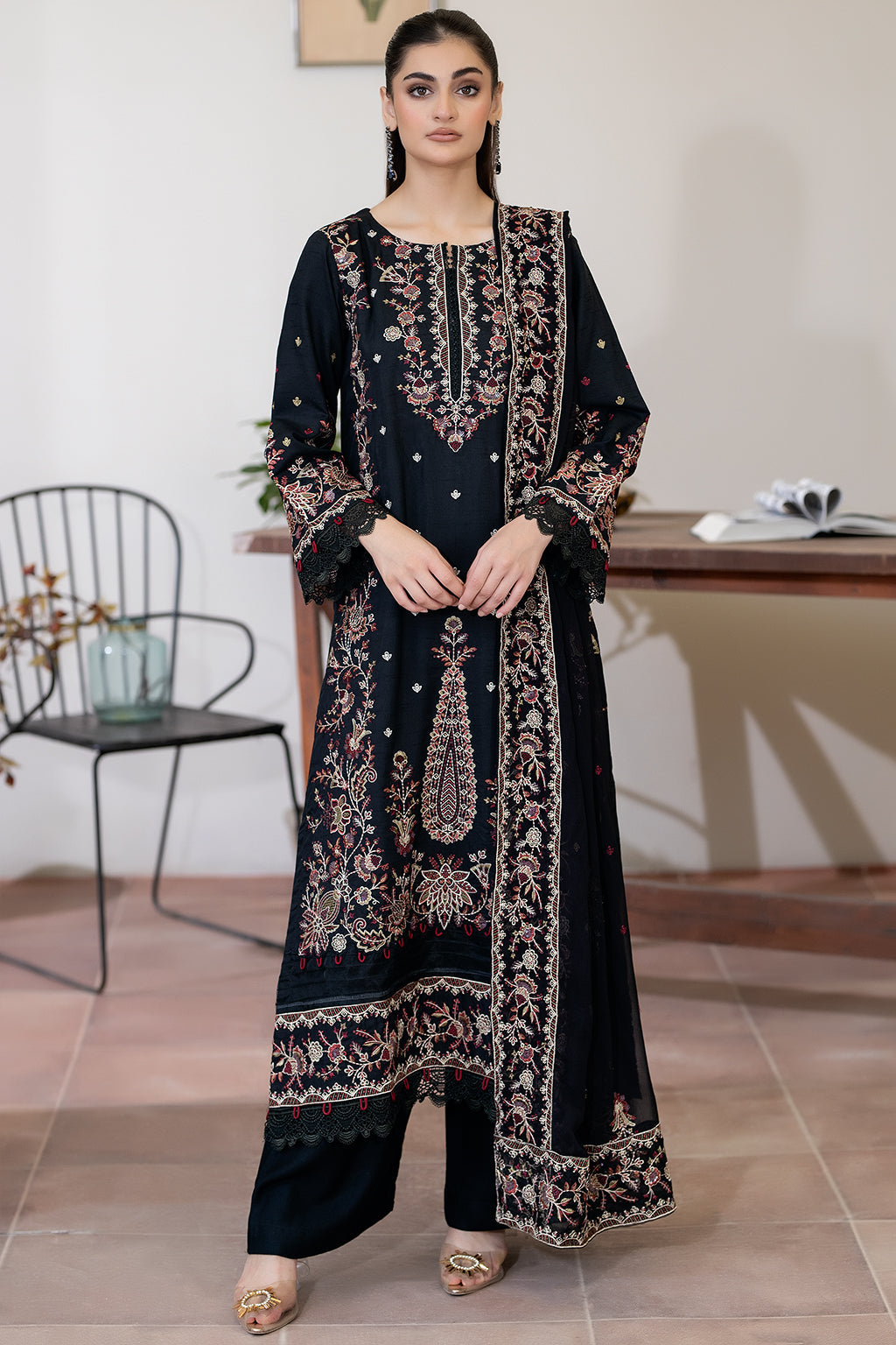 Johra Sameeha Emb Silk`25 JW#290