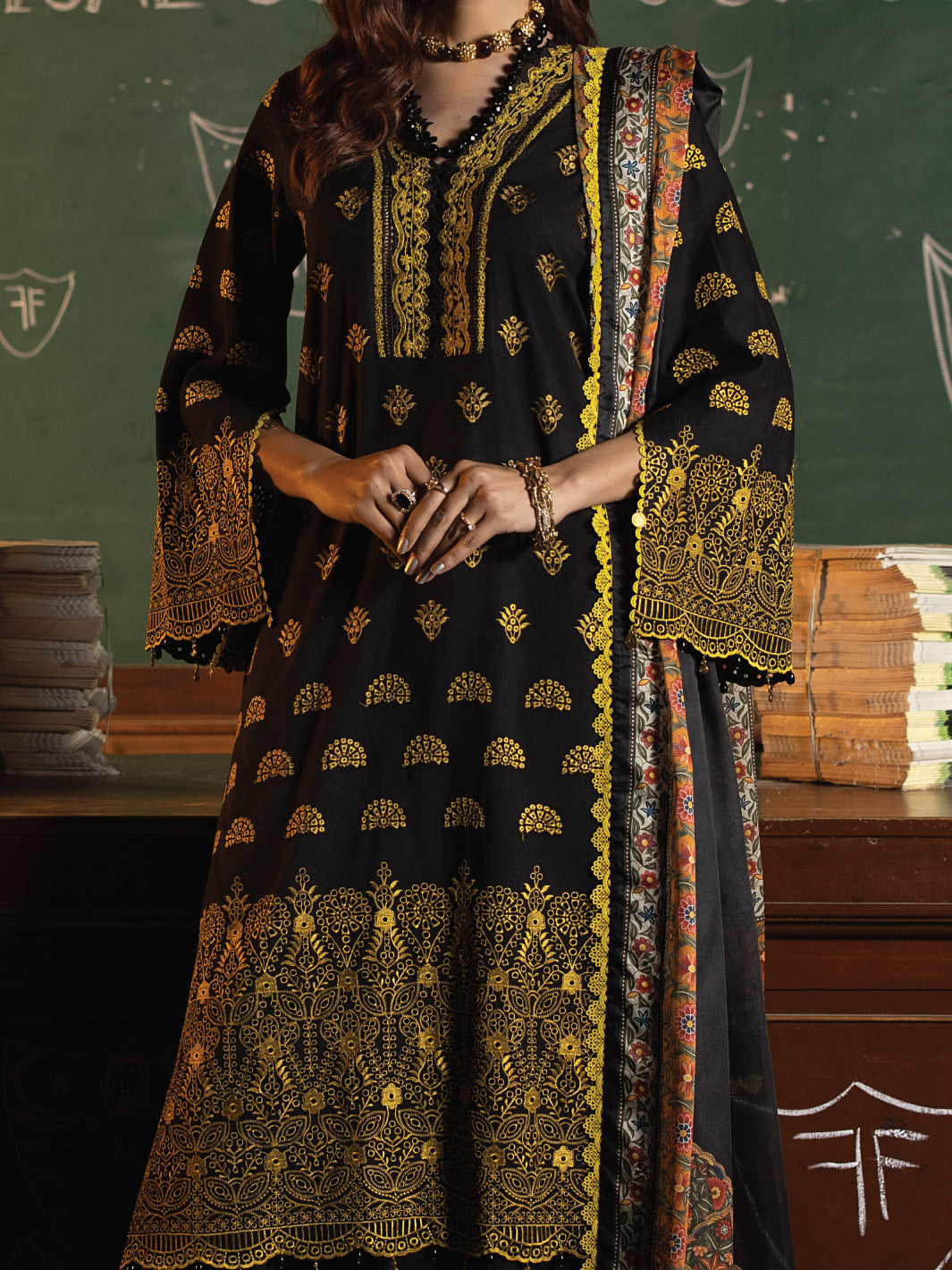 Faiza Faisal Maya Lawn'24 (CLARA)