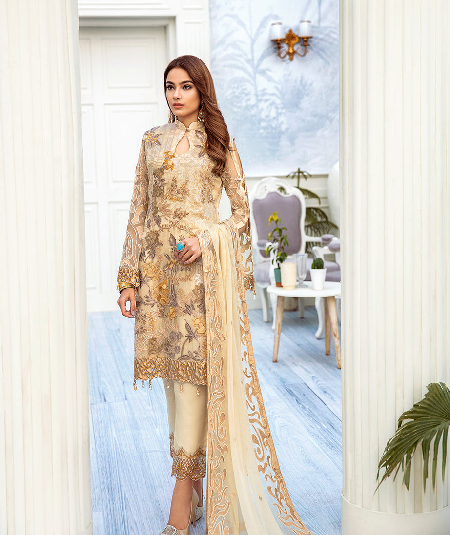 Ramsha Chevron L/Chiffon`22 D#206 (Vol-2)