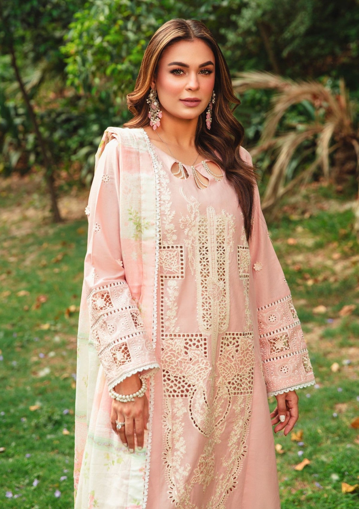 Thames Reet Emb Lawn`25 D # 04 T Pink