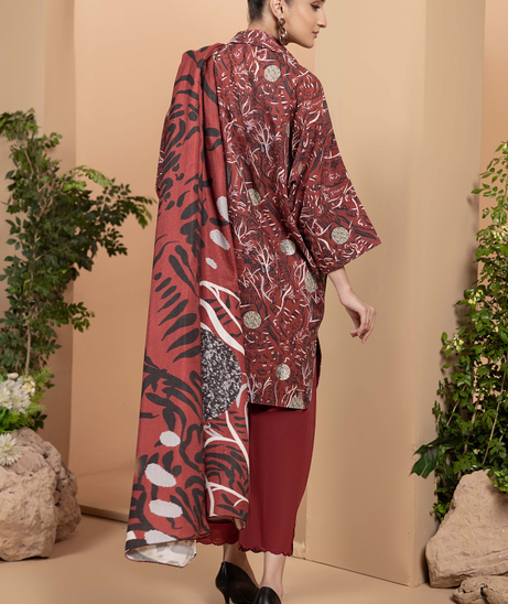 Hamdam Zara Khaddar W/Shawl'24 D#2