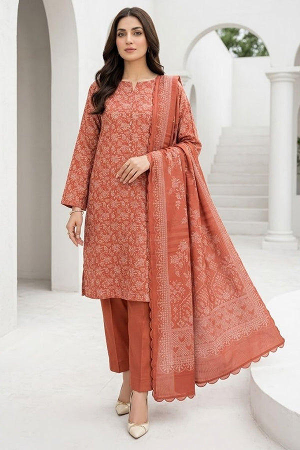 BR Sehar Dhanak'26 3Pcs D#5 (D Peach)